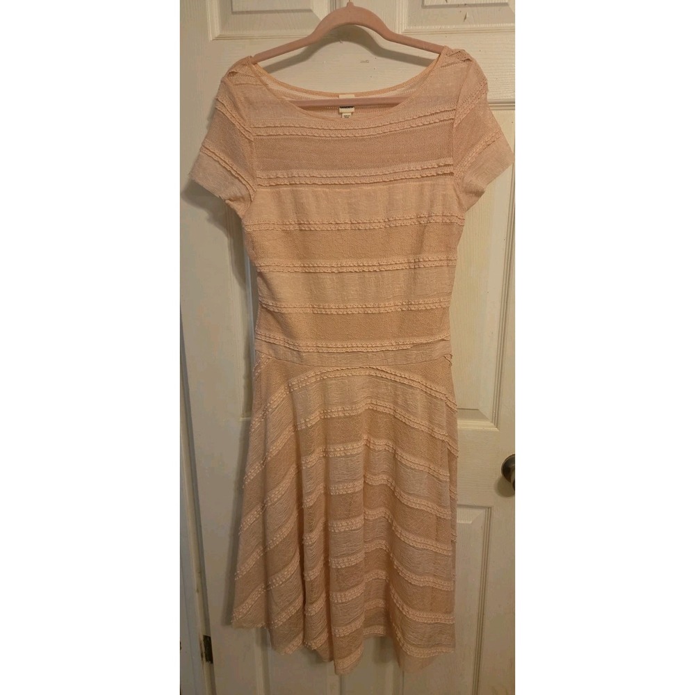 sangria fit-and-flare blush pink lace dress Size 8